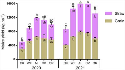 Leguminous green manure amendments improve maize yield by increasing N and P fertilizer use efficiency in yellow soil of the Yunnan-Guizhou Plateau